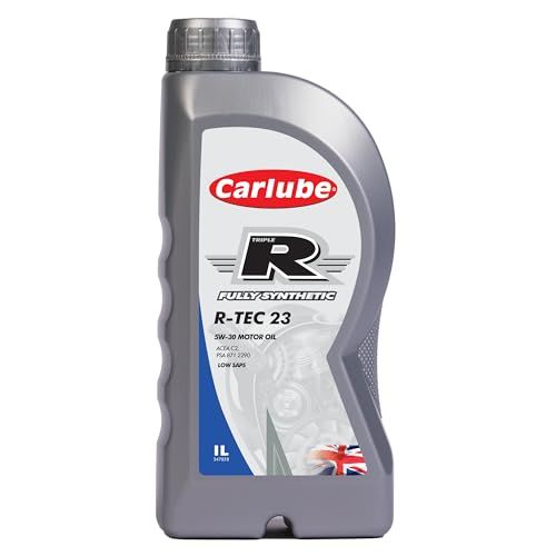 Carlube Triple R 5W-30 ACEA C2, API SP, PSA Fully Synthetic Engine Oil R-TEC 23, 1L