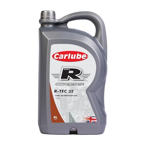 Carlube Triple R, R-TEC 32, 10W-40 API SL Semi Synthetic Engine Oil 5L