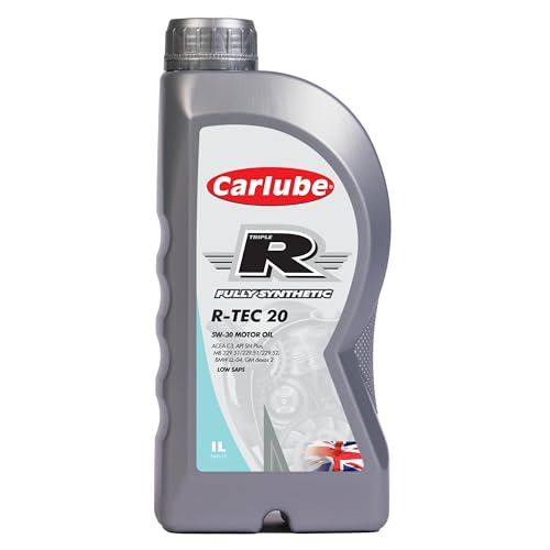 Carlube Triple R, R-TEC 20, 5W-30 ACEA C3-16 Fully Synthetic Engine Oil 1L