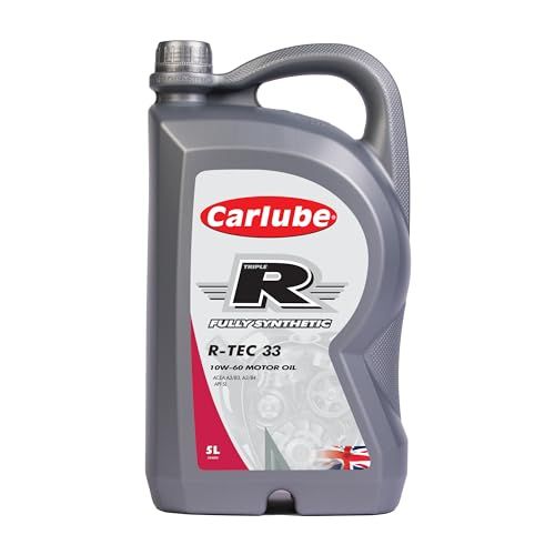 Carlube Triple R, R-TEC 33, 10W-60 ACEA A3/B3, API SL Fully Synthetic Engine Oil 5L