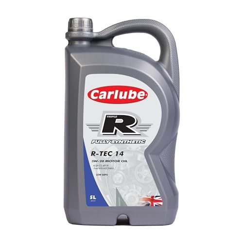 Carlube Triple R 5W-20 ACEA C5, API SP Fully Synthetic Engine Oil R-TEC 14, 5L