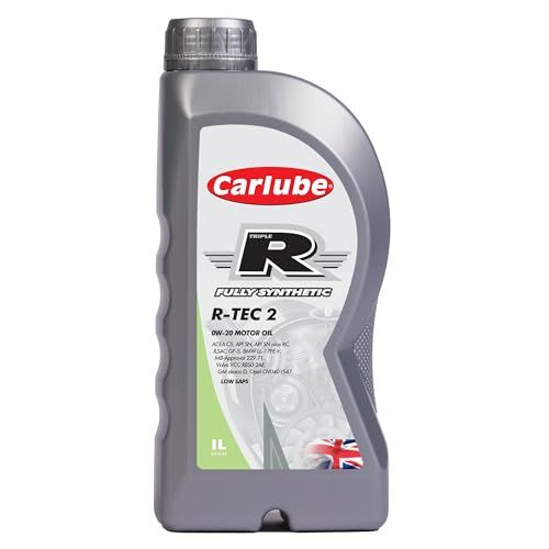 Carlube Triple R, R-TEC 2, 0W-20 ACEA C5, API SN Fully Synthetic Engine Oil 1L