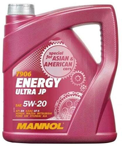 Mannol Energy Ultra JP 5W20 SN ILSAC GF-5 Fully Synthetic - 5 Litres