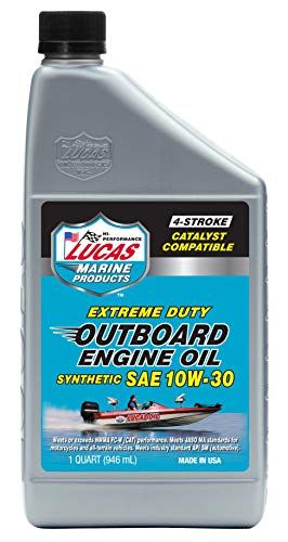 Lucas Oil Synthetic SAE 10W-30 Outboard Engine Oil - 946ml