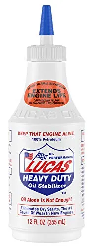 Lucas Oil Motorcycle Oil Stabilizer, 355 Ml – Verlängert Motorlebensdauer, Reduziert Verschleiß